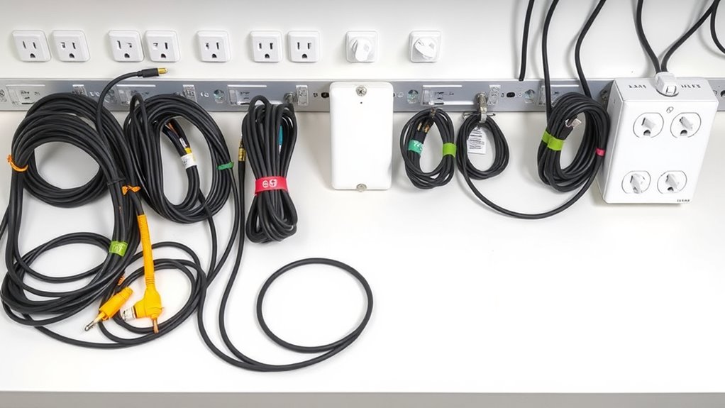 organize cords for safety