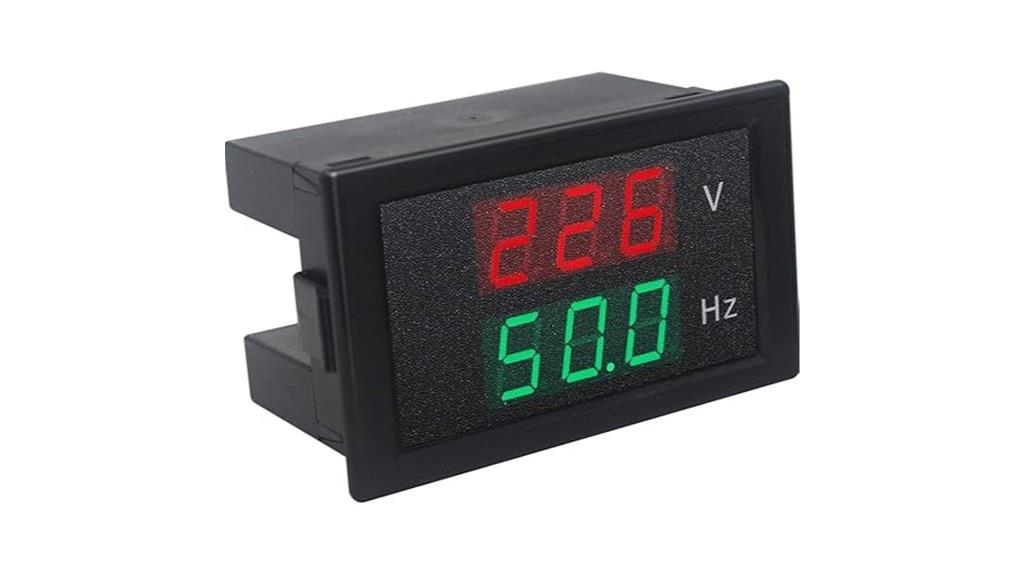 panel mount ac volt meter