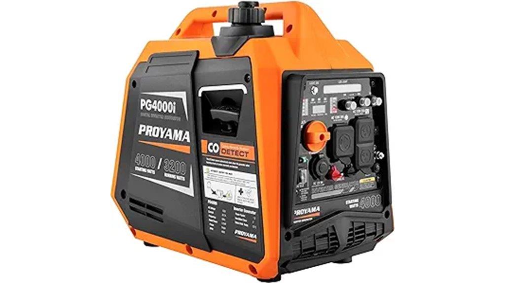 portable 4000w gas generator