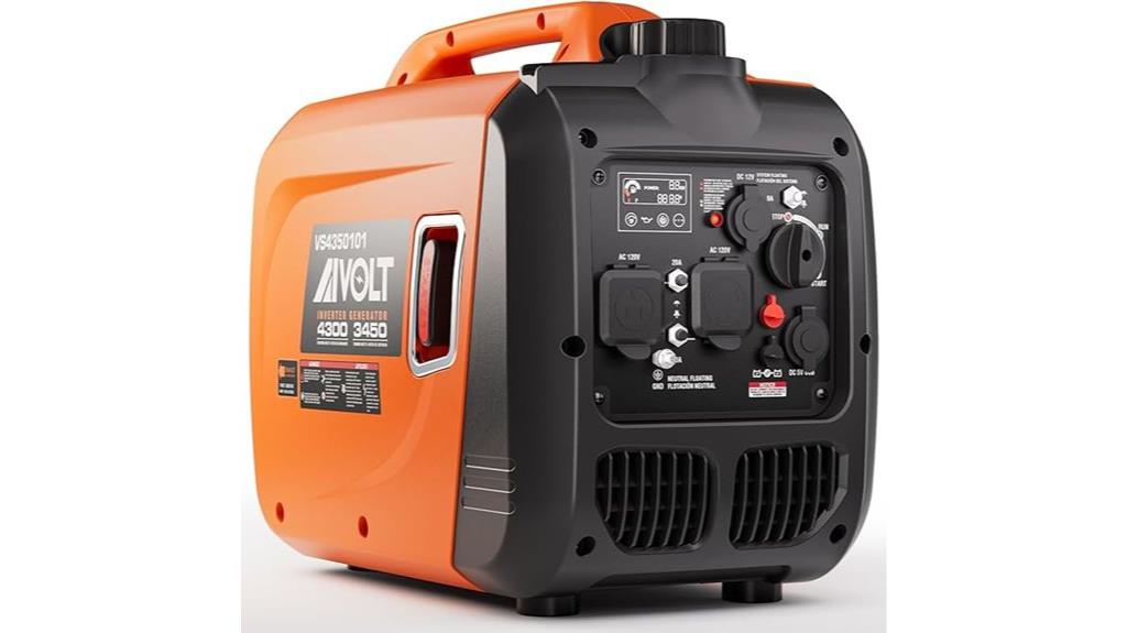 portable 4300w inverter generator