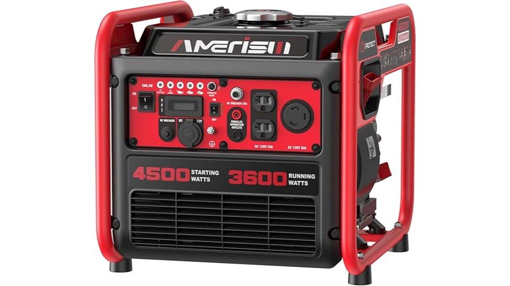 portable 4500 watt gas generator