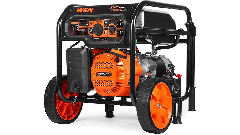 portable 5600 watt electric start