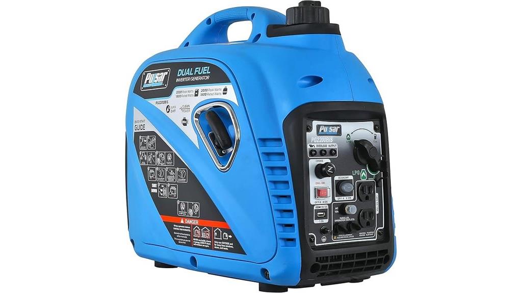 portable dual fuel inverter