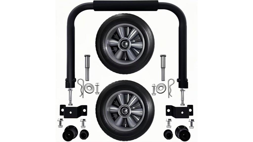 portable generator wheel kit