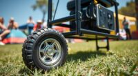 portable tailgating generator wheels
