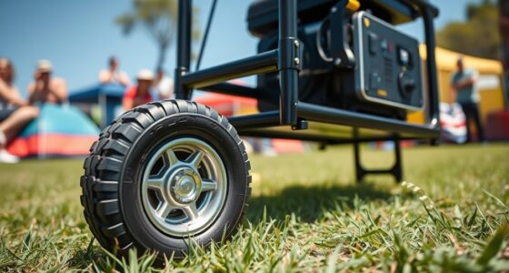 portable tailgating generator wheels