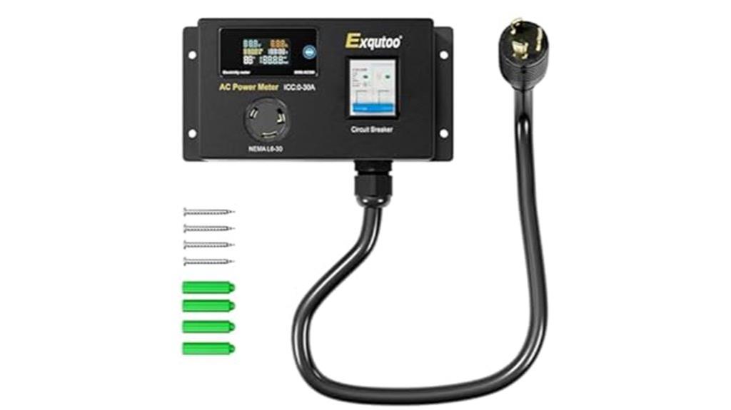 power meter with breaker