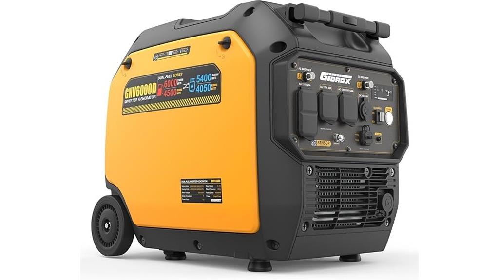 powerful dual fuel inverter