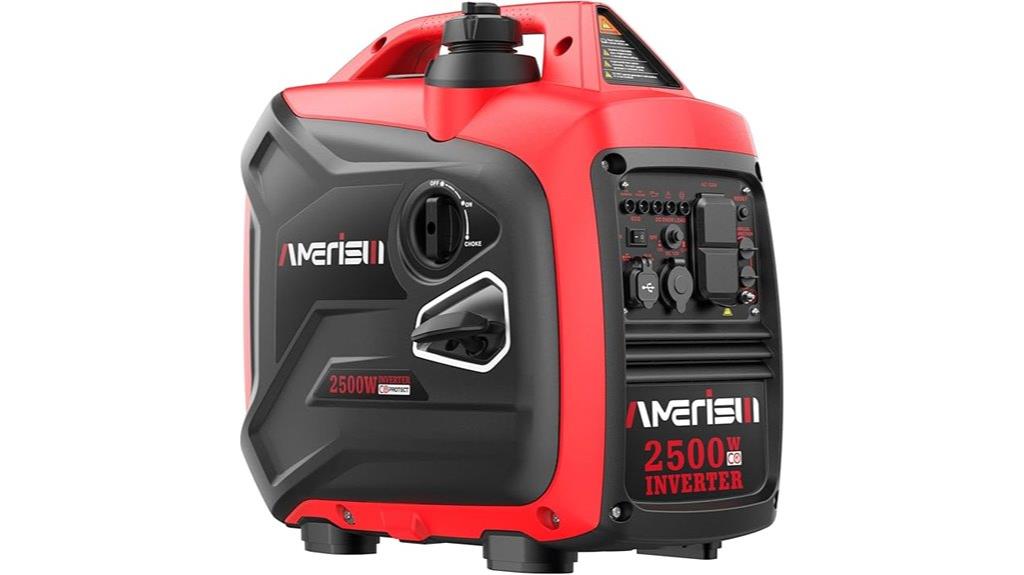 powerful inverter generator with safety