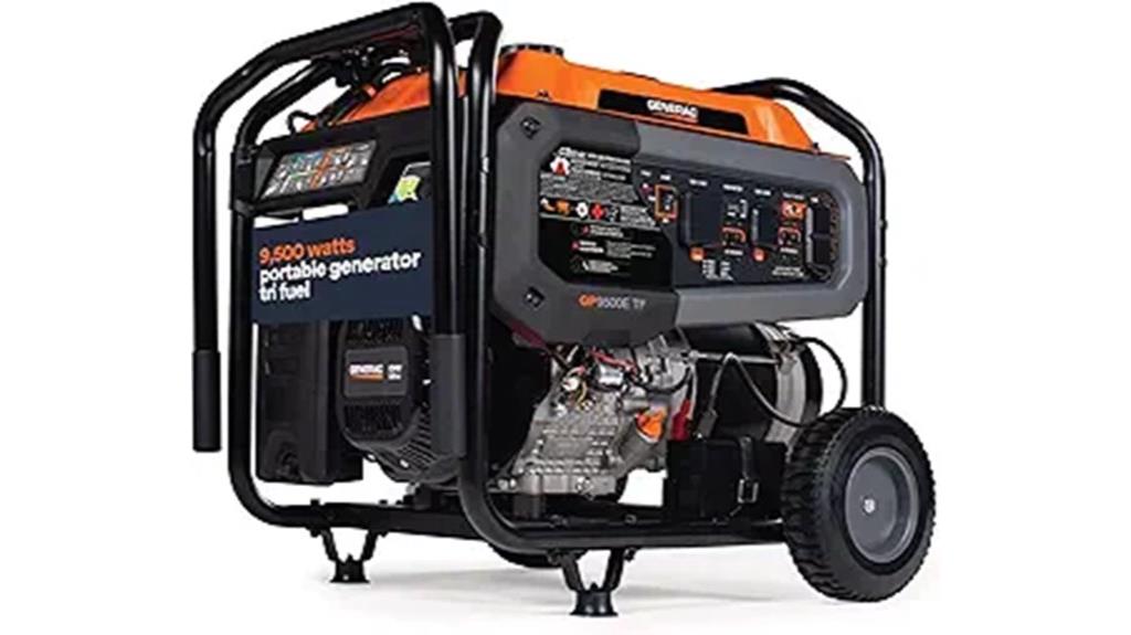 powerful tri fuel portable generator
