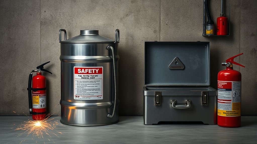 prevent sparks and static