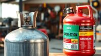 propane gasoline runtime comparison