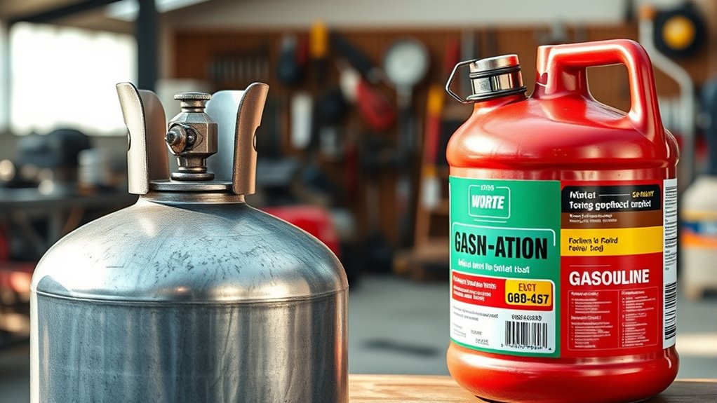propane gasoline runtime comparison
