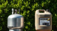 propane gasoline runtime comparison