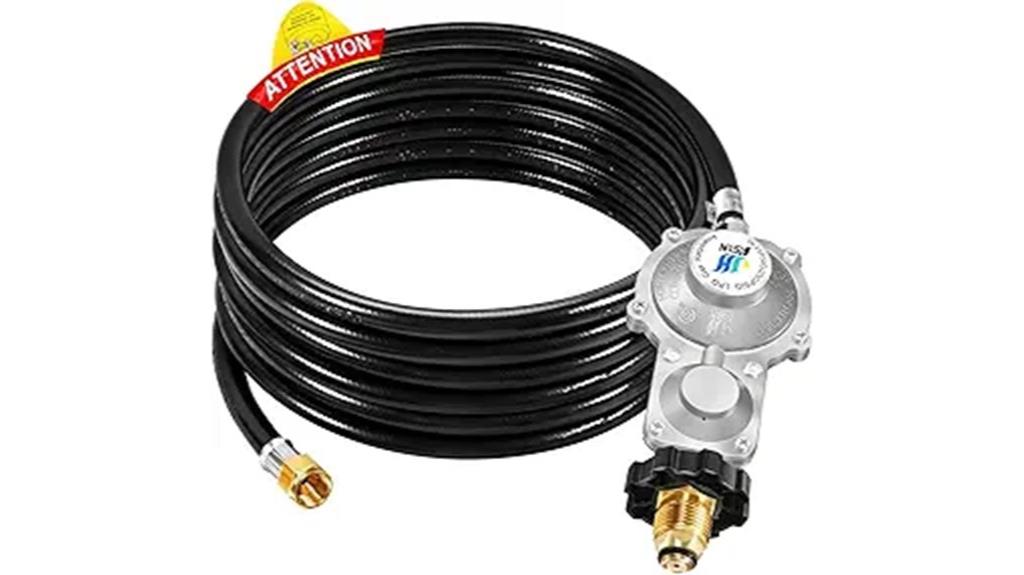 propane regulator with hose