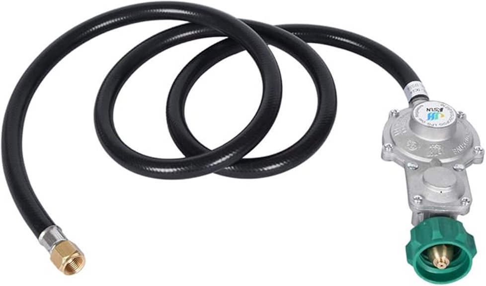 propane regulator with hose