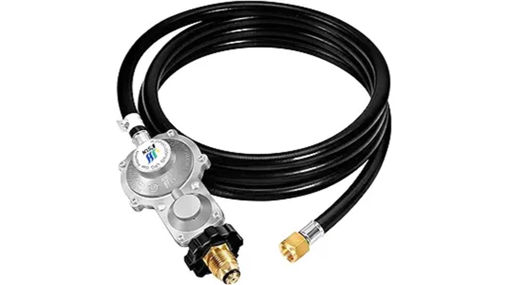 propane regulator with hose