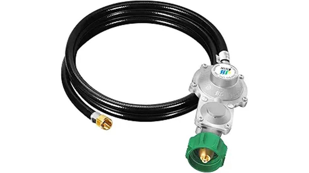 propane regulator with hose