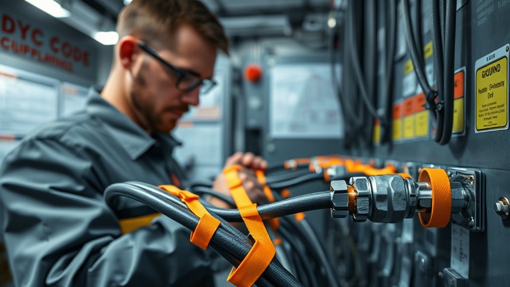 proper grounding and shielding