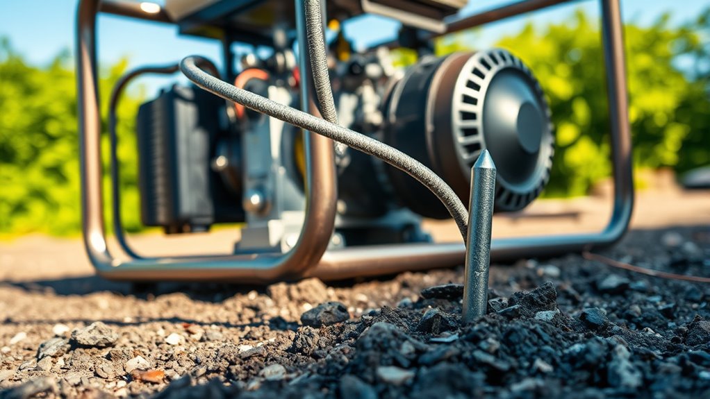 proper portable generator grounding