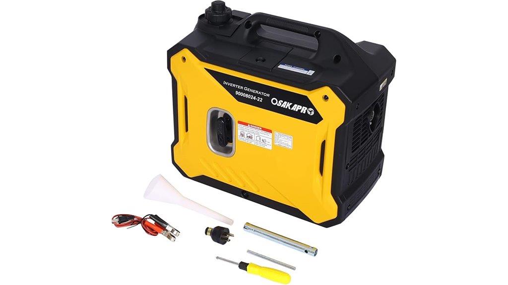 quiet 2000w portable generator