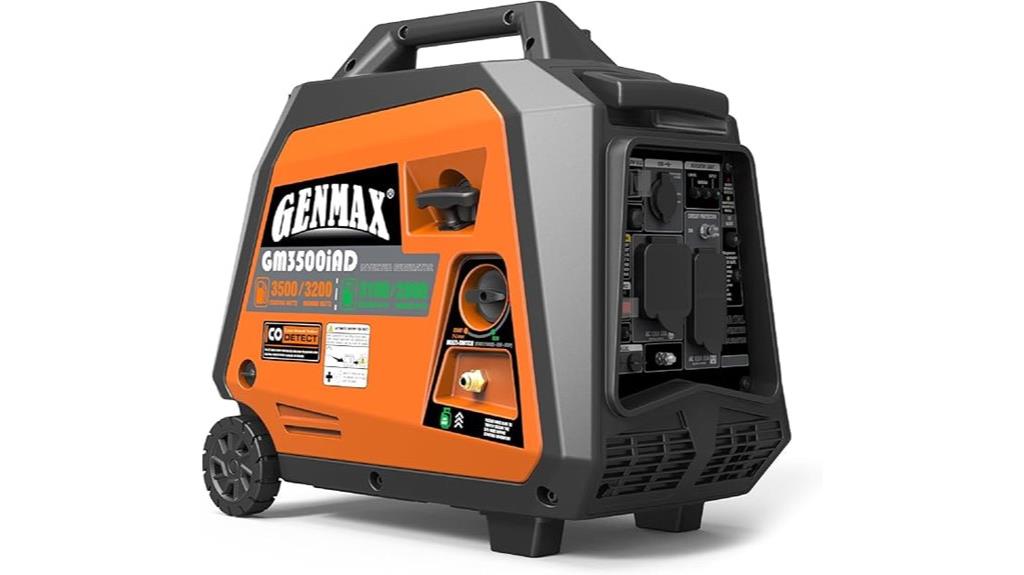 quiet 3500w gas propane generator