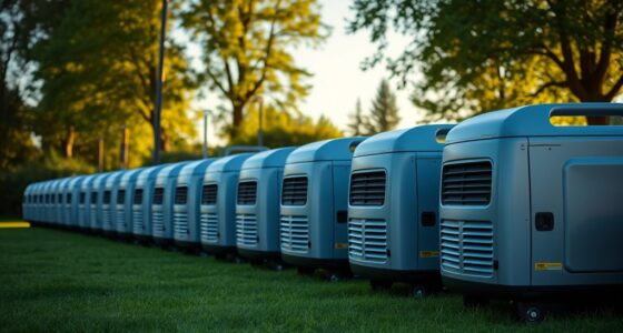 quiet electric start generators