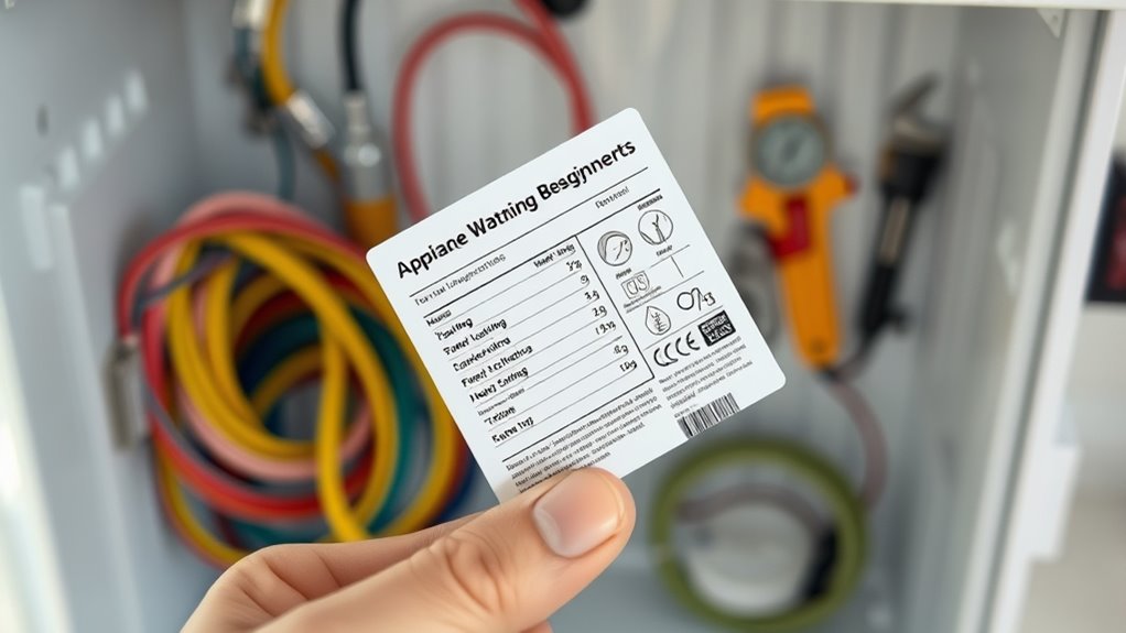 read appliance labels carefully