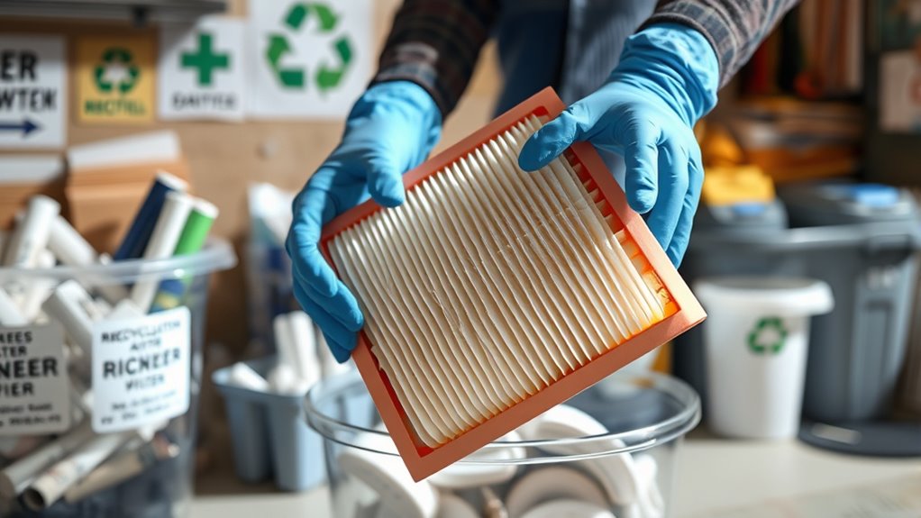 recycle filters responsibly