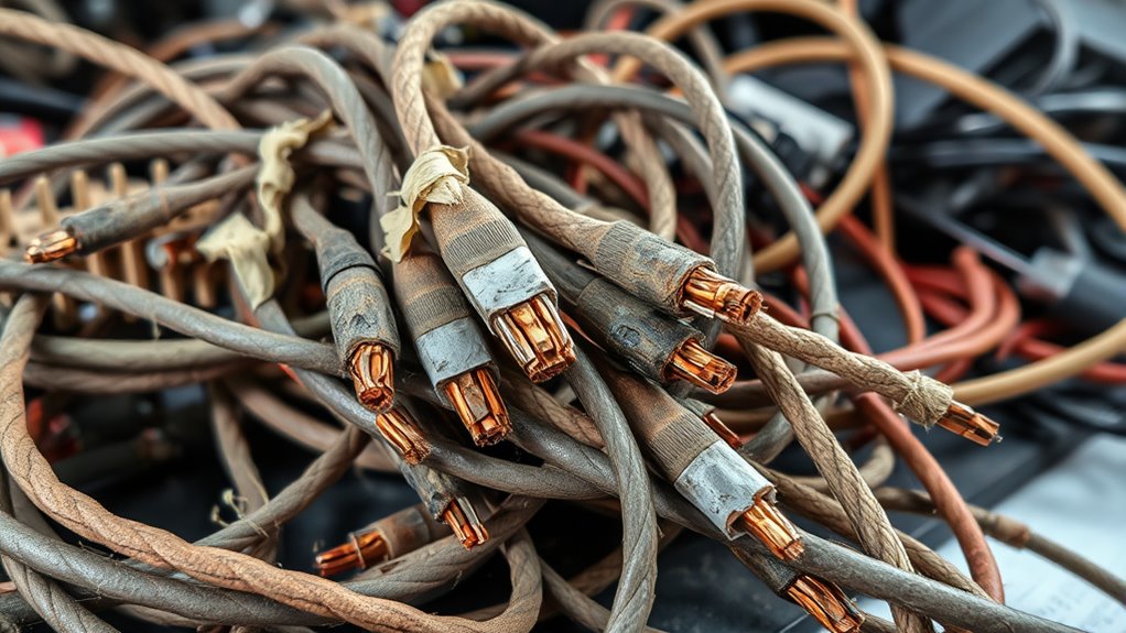 replace damaged cables promptly
