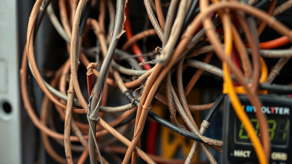 replace damaged wiring safely