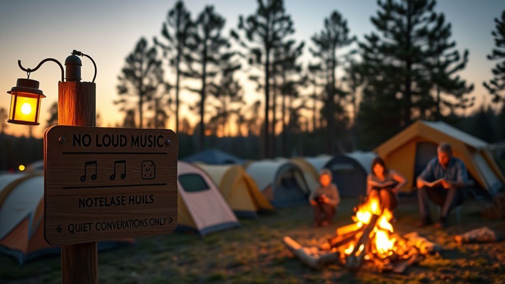 respect quiet hours etiquette