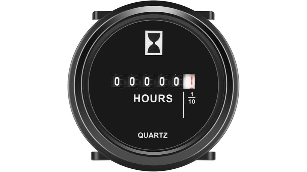 round mechanical quartz timer