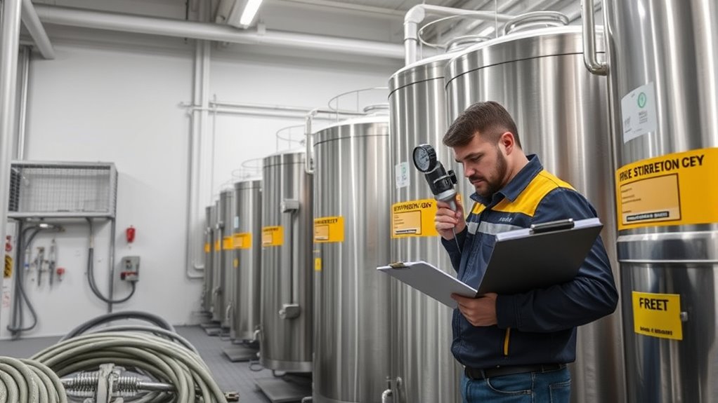 schedule inspections and maintenance