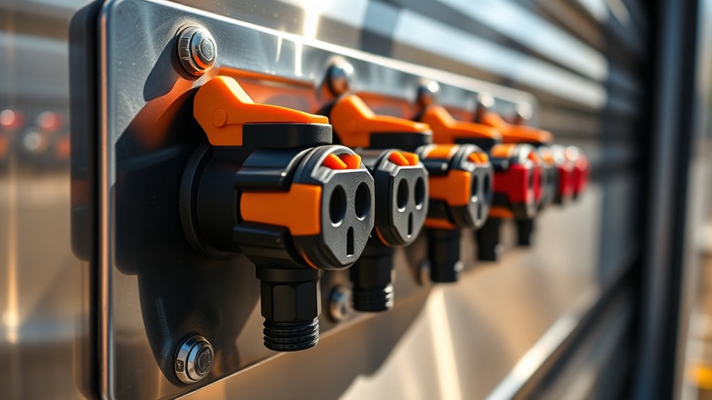 secure outdoor electrical connection