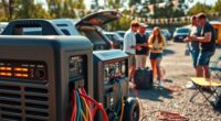 tailgating power setup troubleshooting