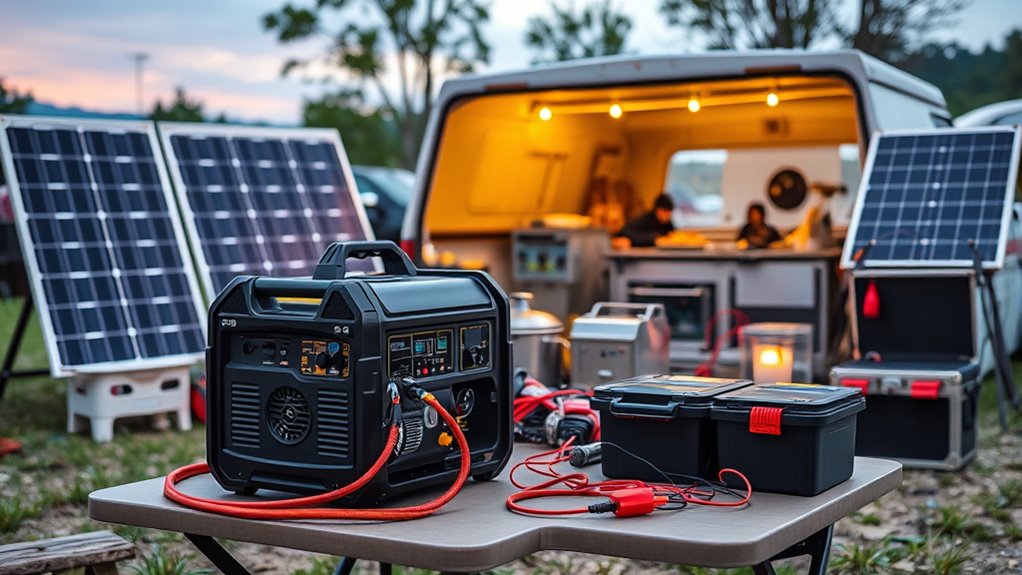 tailgating power system components