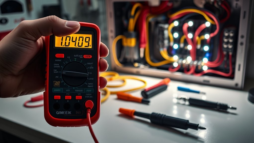 test power source stability