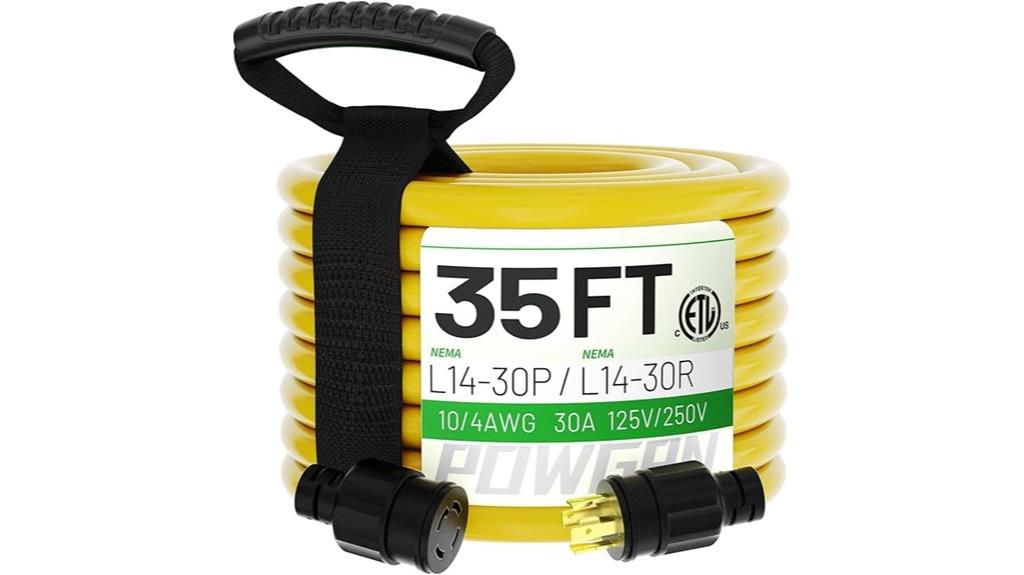 thirty foot 30 amp cord