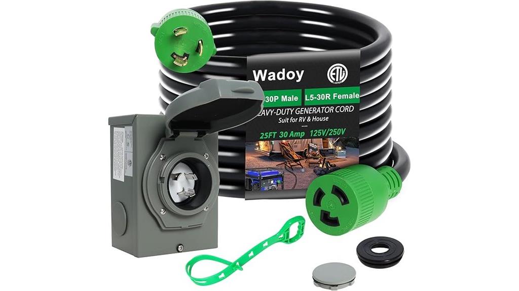 three prong generator extension cord