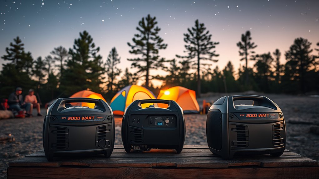 top 2000 watt camping generators