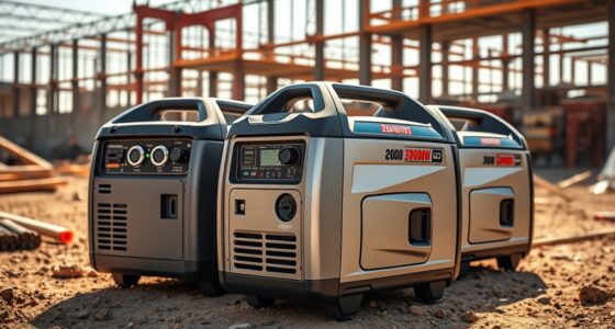 top 2500 watt job site generators