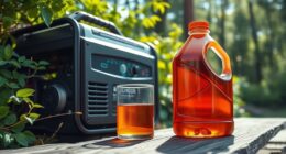 top camping generator oil