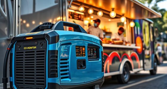 top co monitor food truck generators