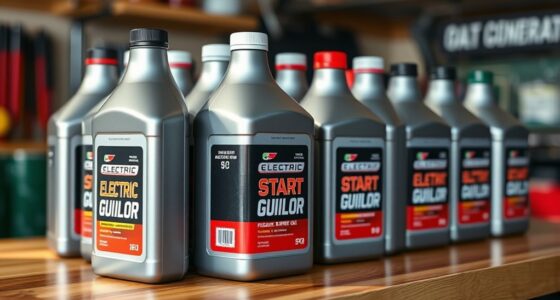 top electric generator oil