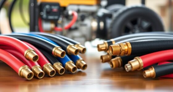 top electric propane generator hoses