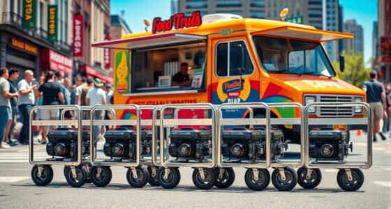 top food truck generator wheels