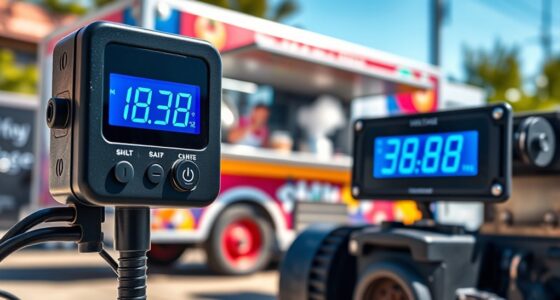 top food truck voltage meters