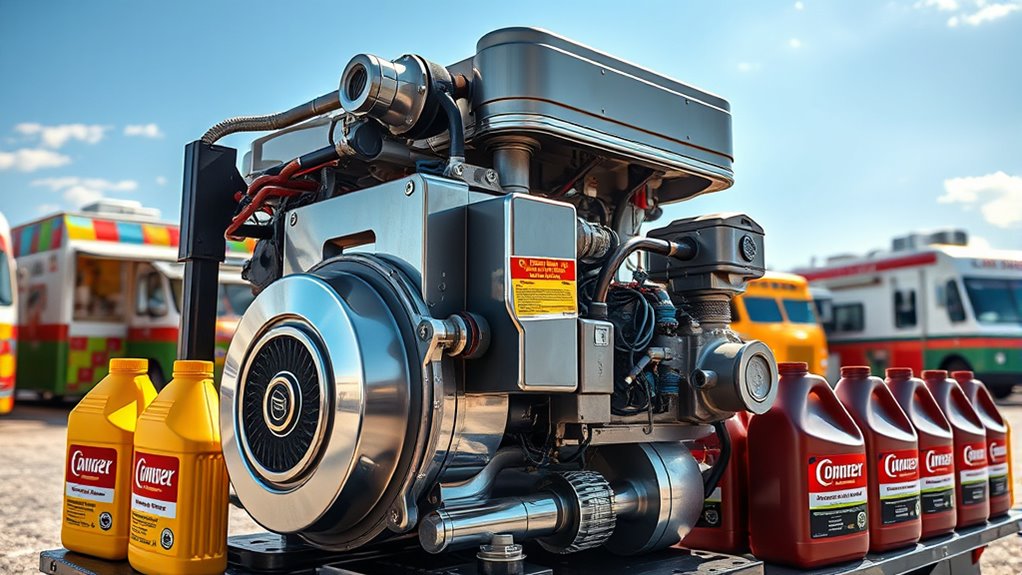 top generator oils for food trucks