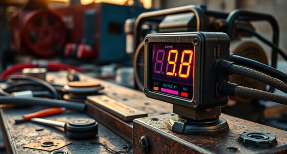 top generator voltage meters